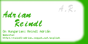adrian reindl business card